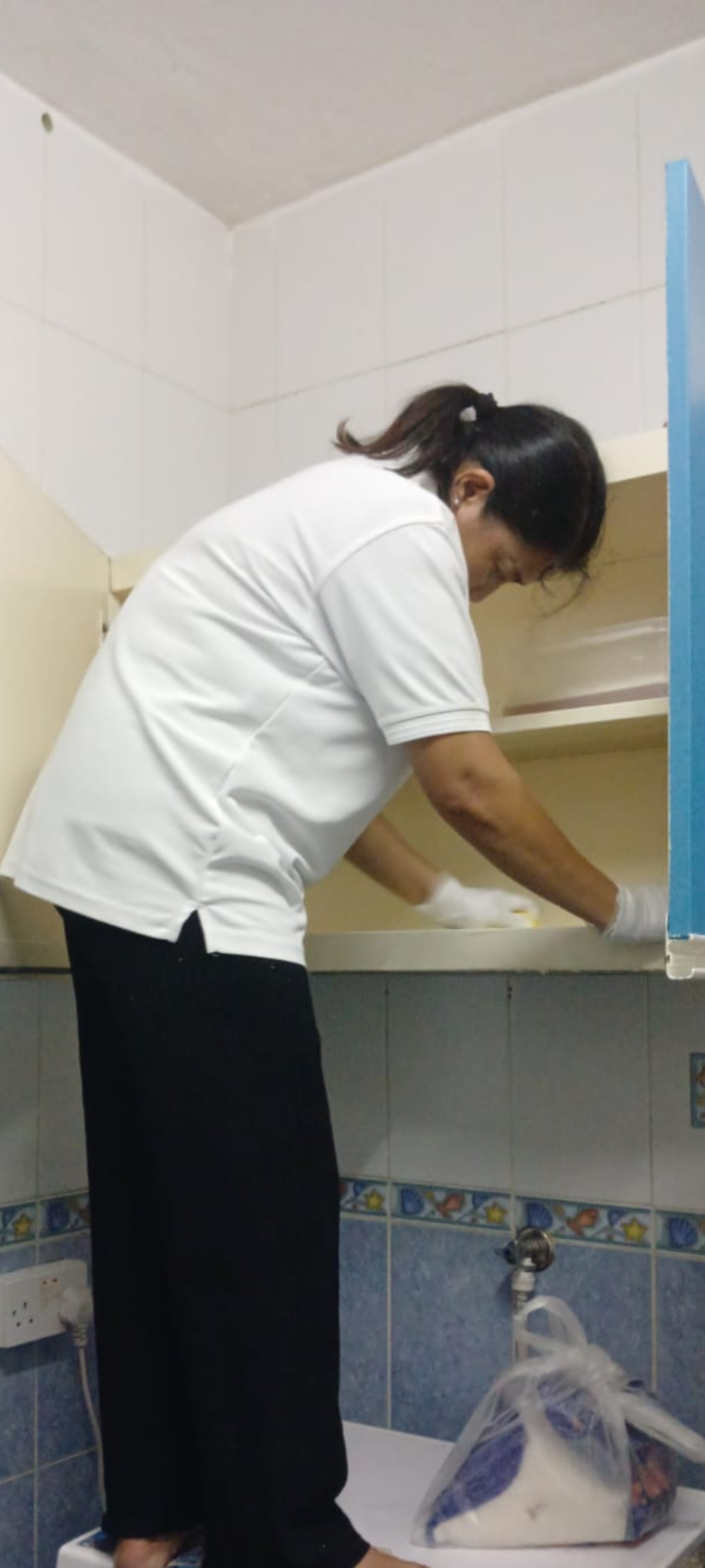 Staff Deep Cleaning Kitchen
