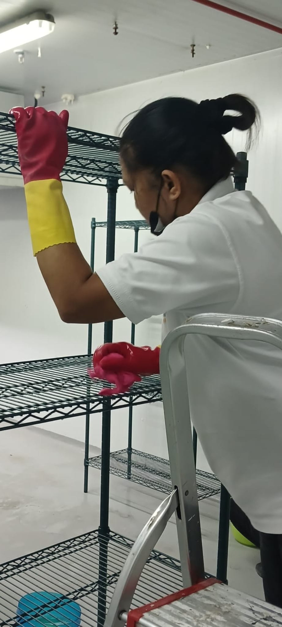 Deep Cleaning Warehouse Racks